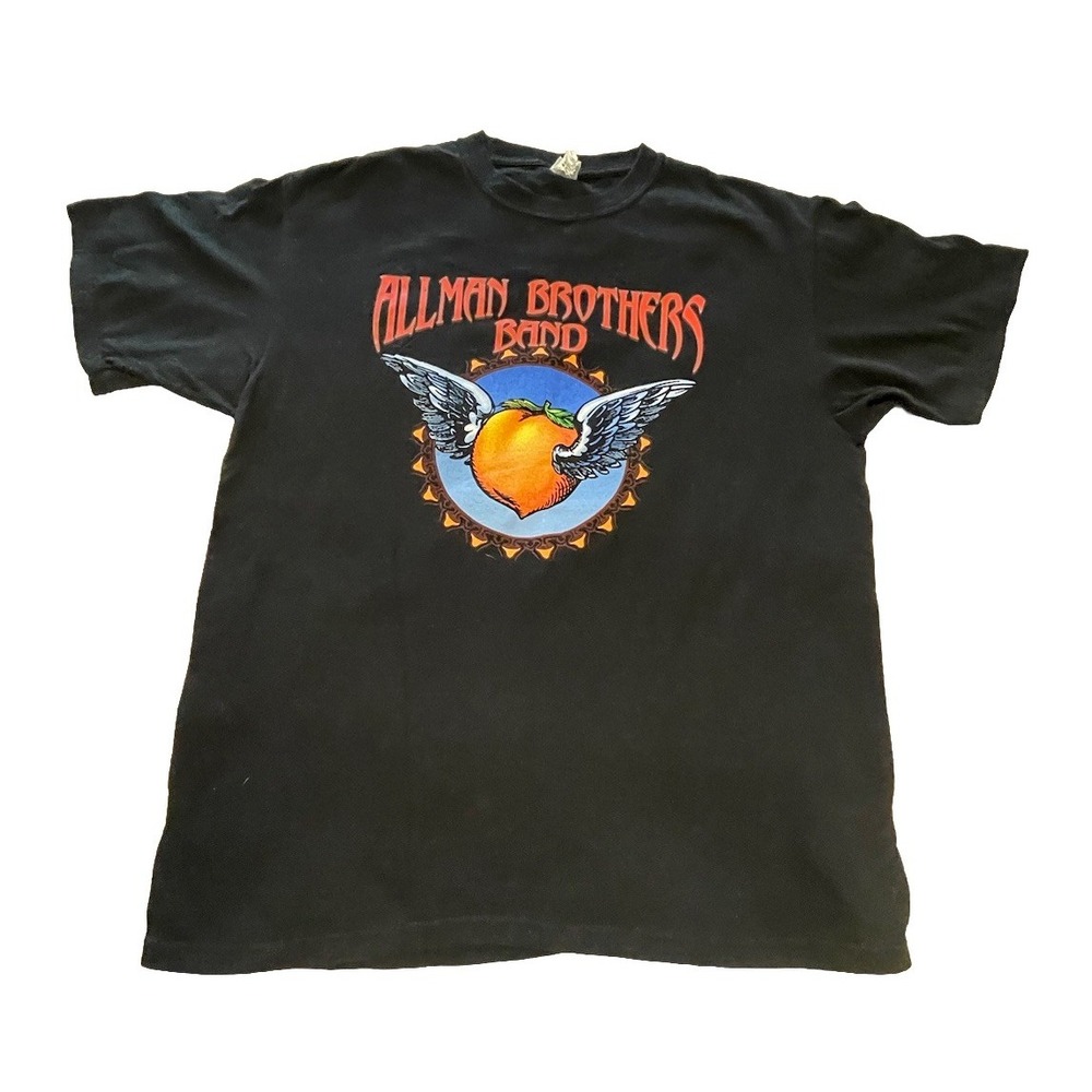 Vtg The Allman Brothers Band Group Rock N Roll Classic Mens XL Shirt Anvil